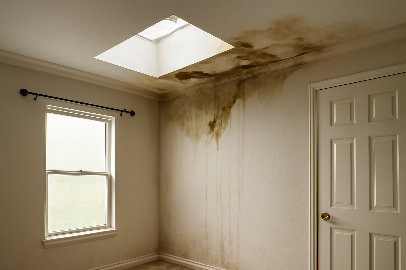 Skylight Leak Water Removal in Sunset Beach, CA